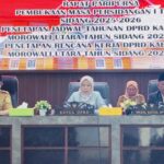 Ketua DPRD Morowali Utara pimpin rapat paripurna pembukaan masa sidang I tahun 2025-2026