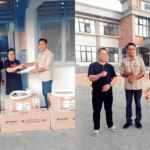 Penyerahan Bantuan untuk Kantor Sinode GKST Kolonodale Pengurus Sinode GKST Kolonodale menerima bantuan tiga unit AC dari anggota DPRD Morut.