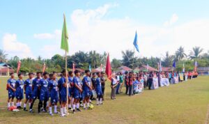 Pembukaan Bupati Cup Morowali Utara 2025 Semarak Turnamen Sepak Bola Bupati Cup Warnai HUT Morowali Utara ke-12