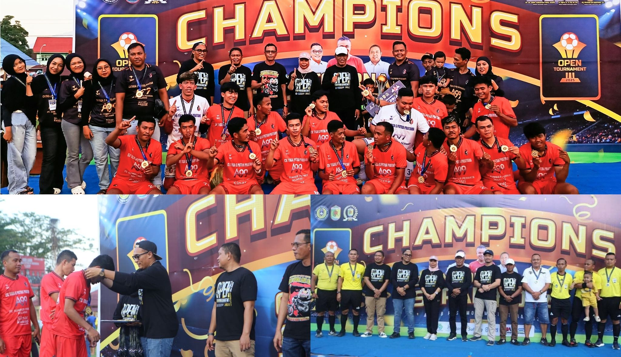 Open Turnamen Askab PSSI Morowali Utara Berakhir Sukses, Final Jadi Puncak Kemeriahan